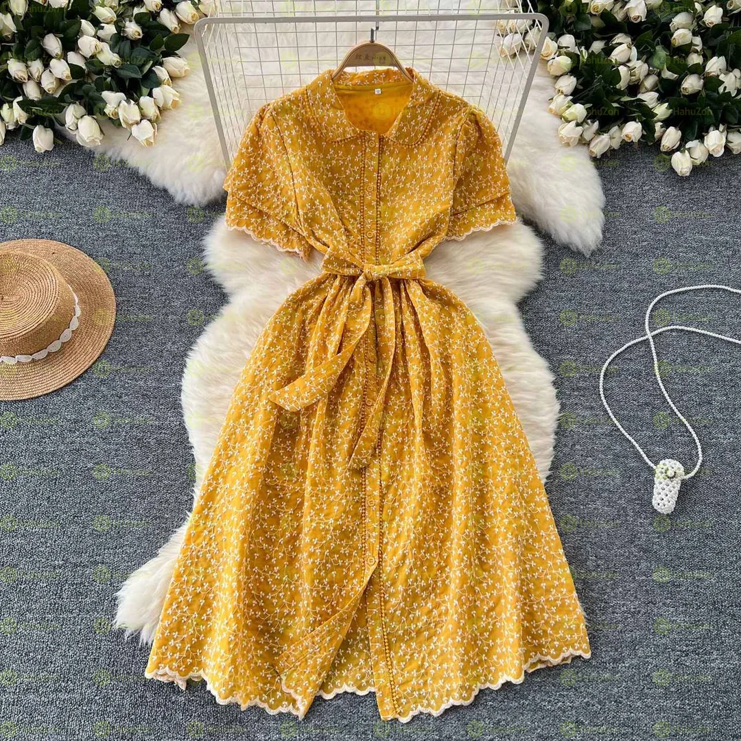 Floral Print Women's Fashion Dress