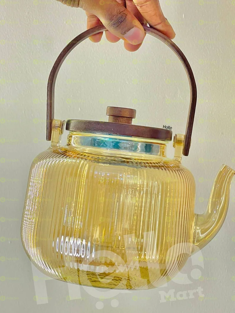 ከፍተኛ ሙቀትን የሚችል የሚጣድ መስታወት ማንቆርቆሪያ