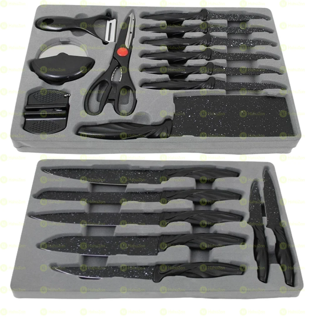 18pcs Stainless Steel Knife Set