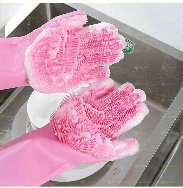 Magic Silicone Dish Washing Gloves