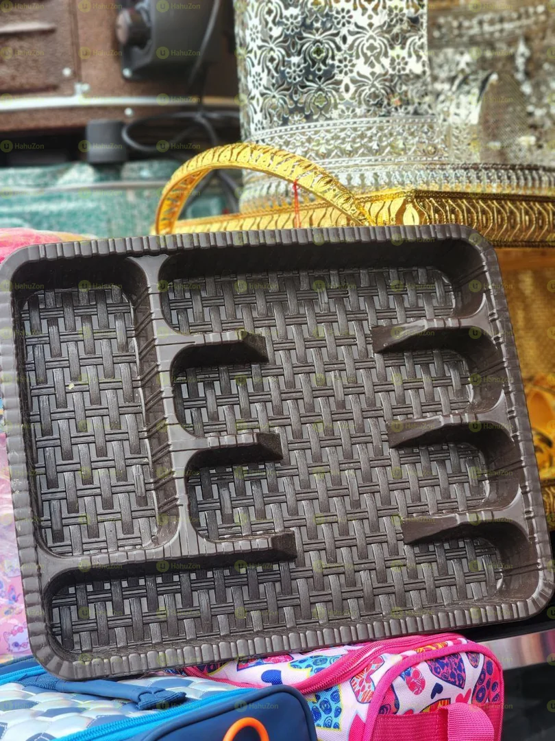 የሹካ ማንኪያ ማስገቢያ እና መደርደሪያ