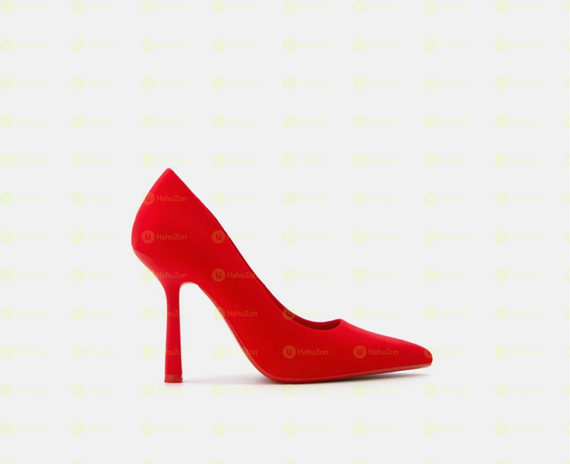 Bershka Red Heel Shoes
