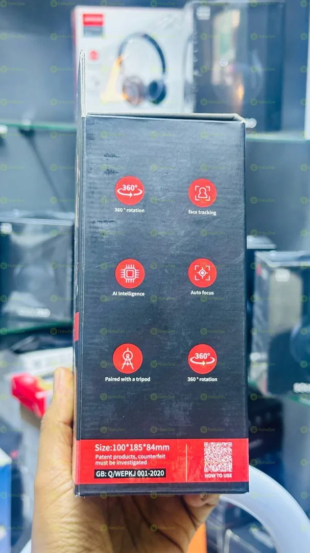 360 Degree  Auto Face Tracking  Selfie Stick