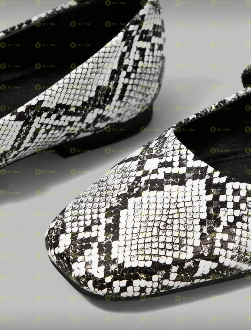 Buckle Slip On Ballerina Flat Women's Shoes