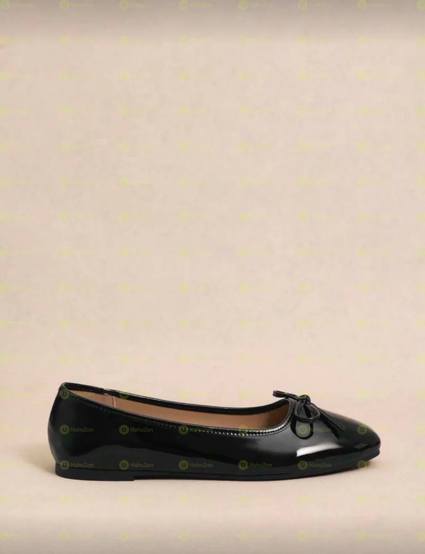 Plain Bow Ballerina Women's Flat
