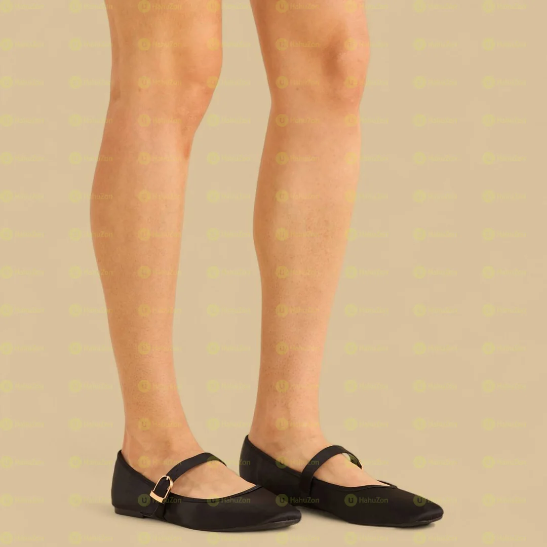 MAX  Ballerina Shoe With Buckle Slosure