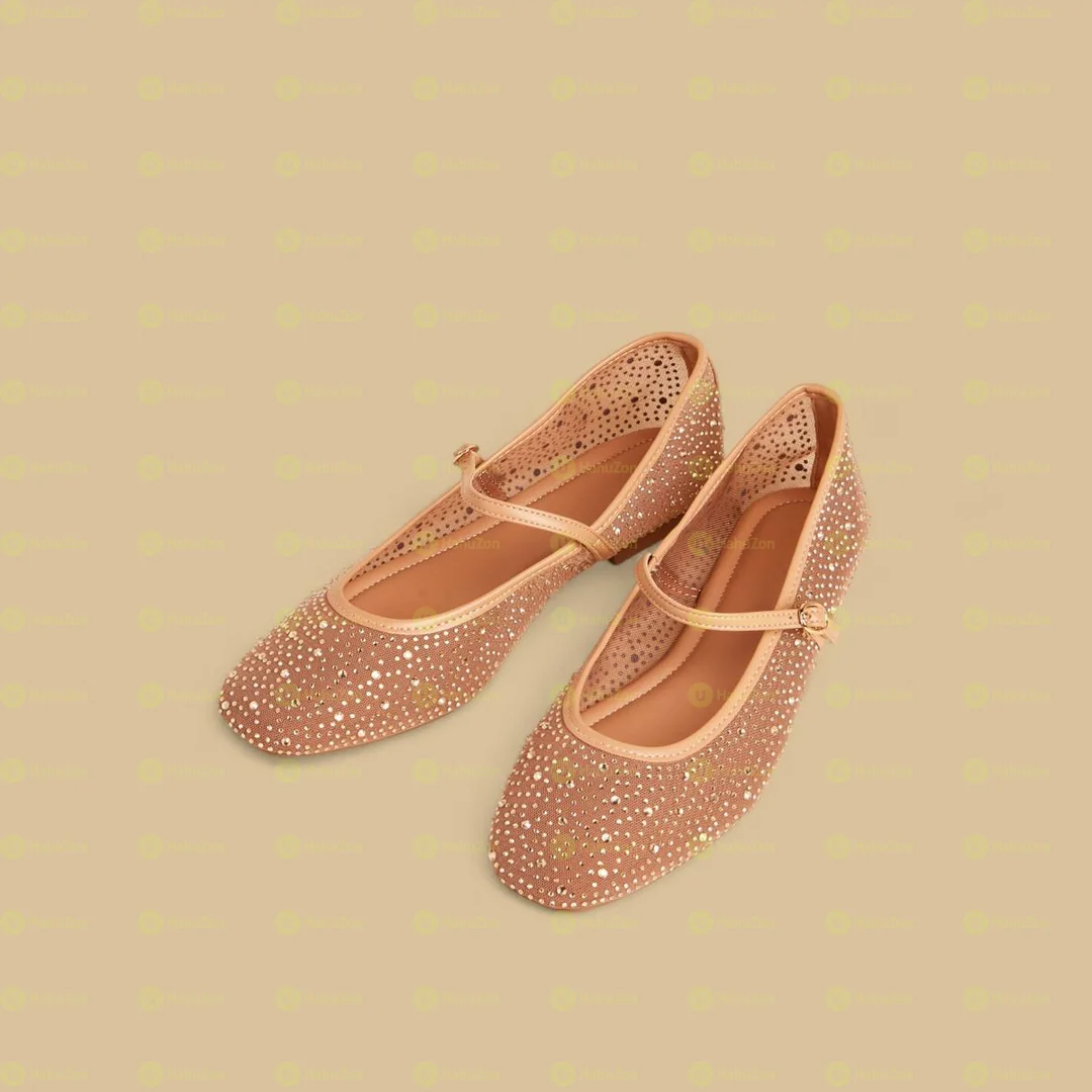 MAX Embellished Ballerina Women's Shoes