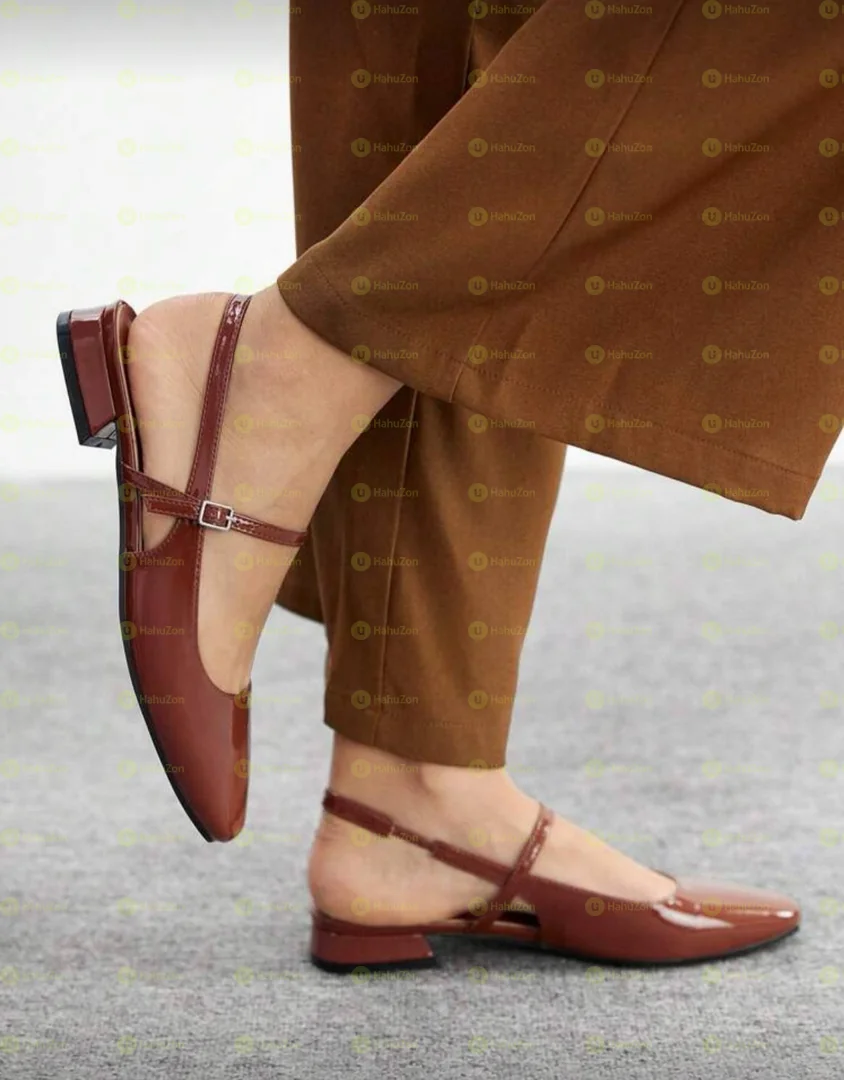 Mary Jane Square Toe Comfortable Low Heel Flat Shoes