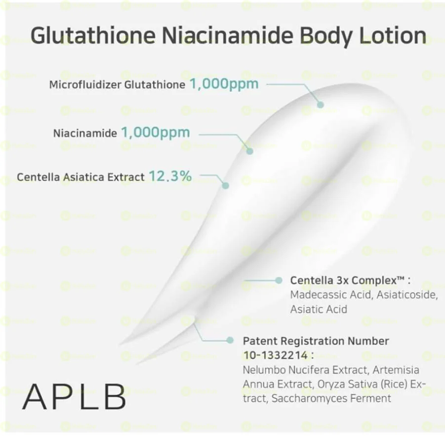 APLB – Glutathione Niacinamide Body Lotion
