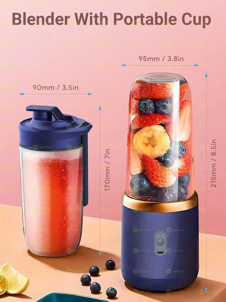 Mini Rechargeable Juicer with Extra Cup