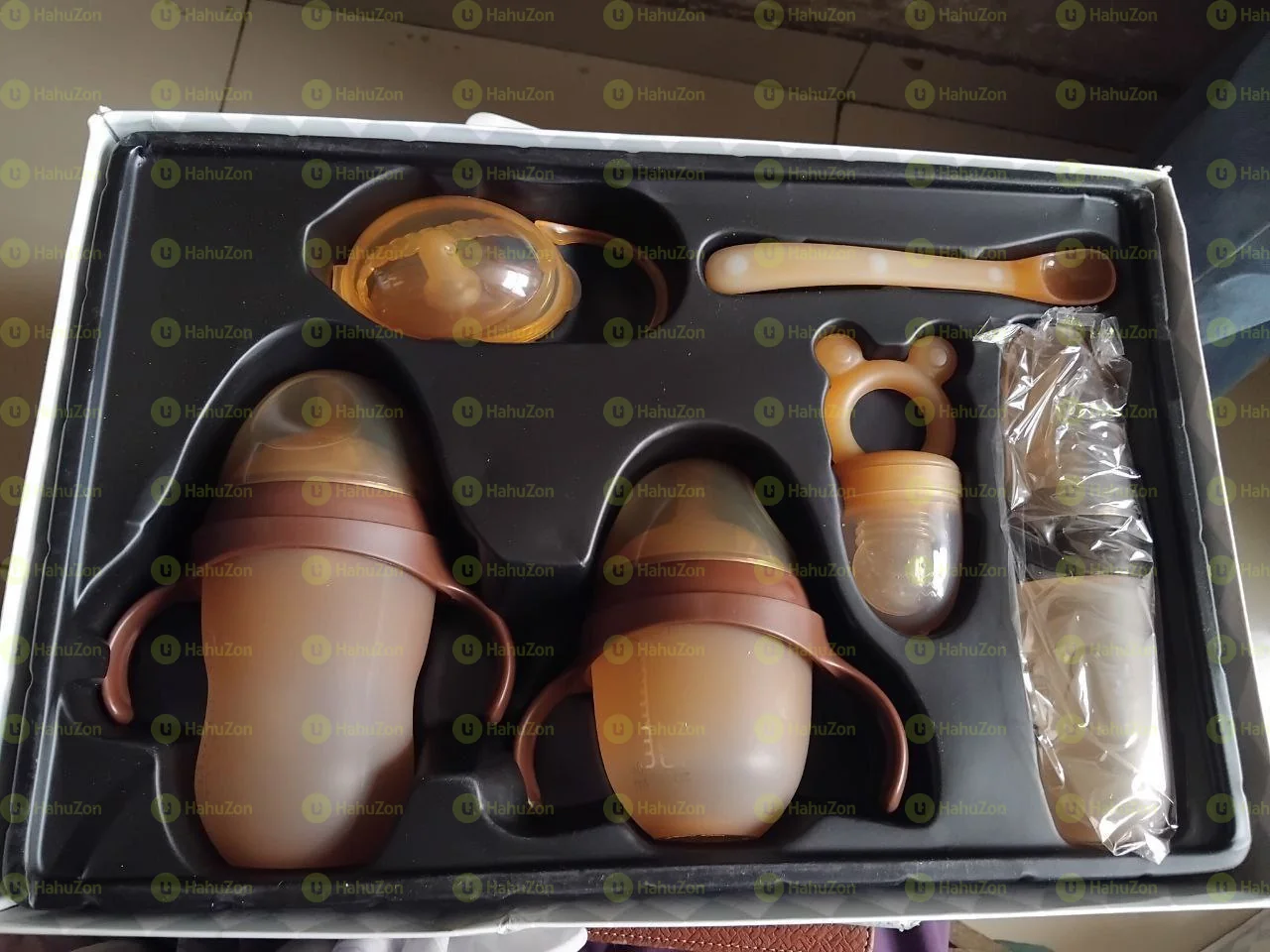 6 pieces BPA Free Silicone Baby Bottles