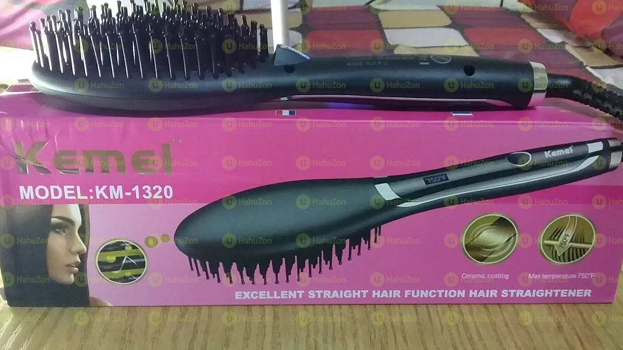 Kemei Hair Straightening Brush