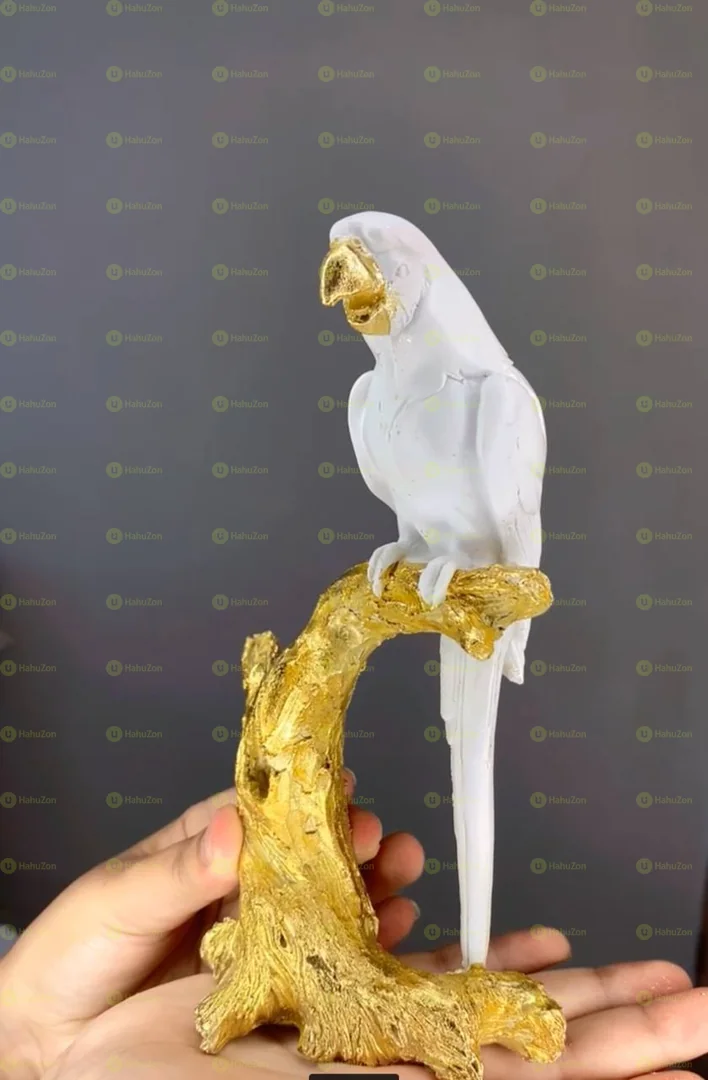 Birds on Branch Figurine Statue