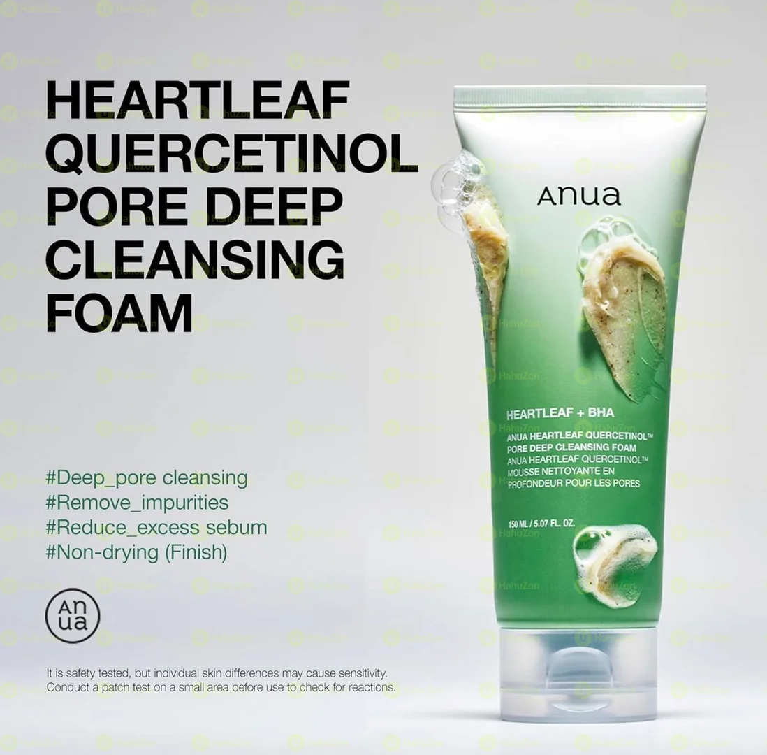 ANUA Heartleaf Quercetinol Pore Deep Cleansing Skincare