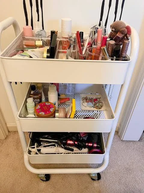 4-Layer Stainless Still Movable Kitchen Storage Rack