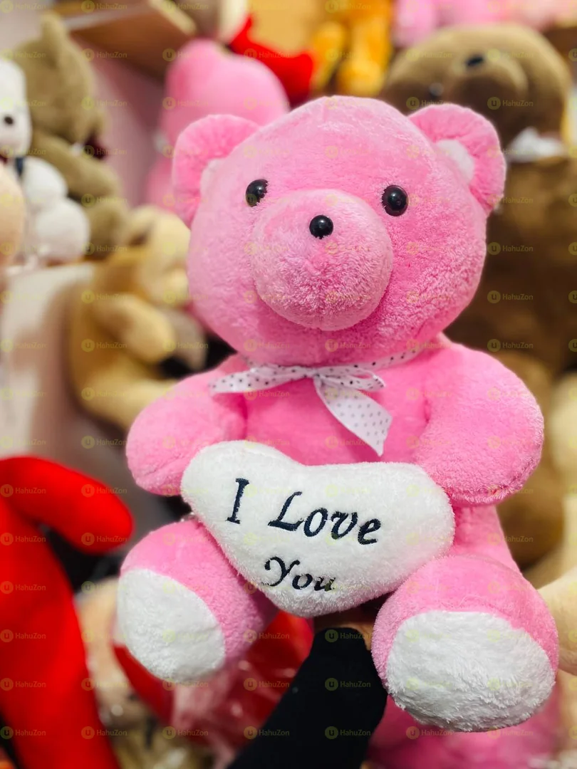 Small Pink&White I Love You Toy