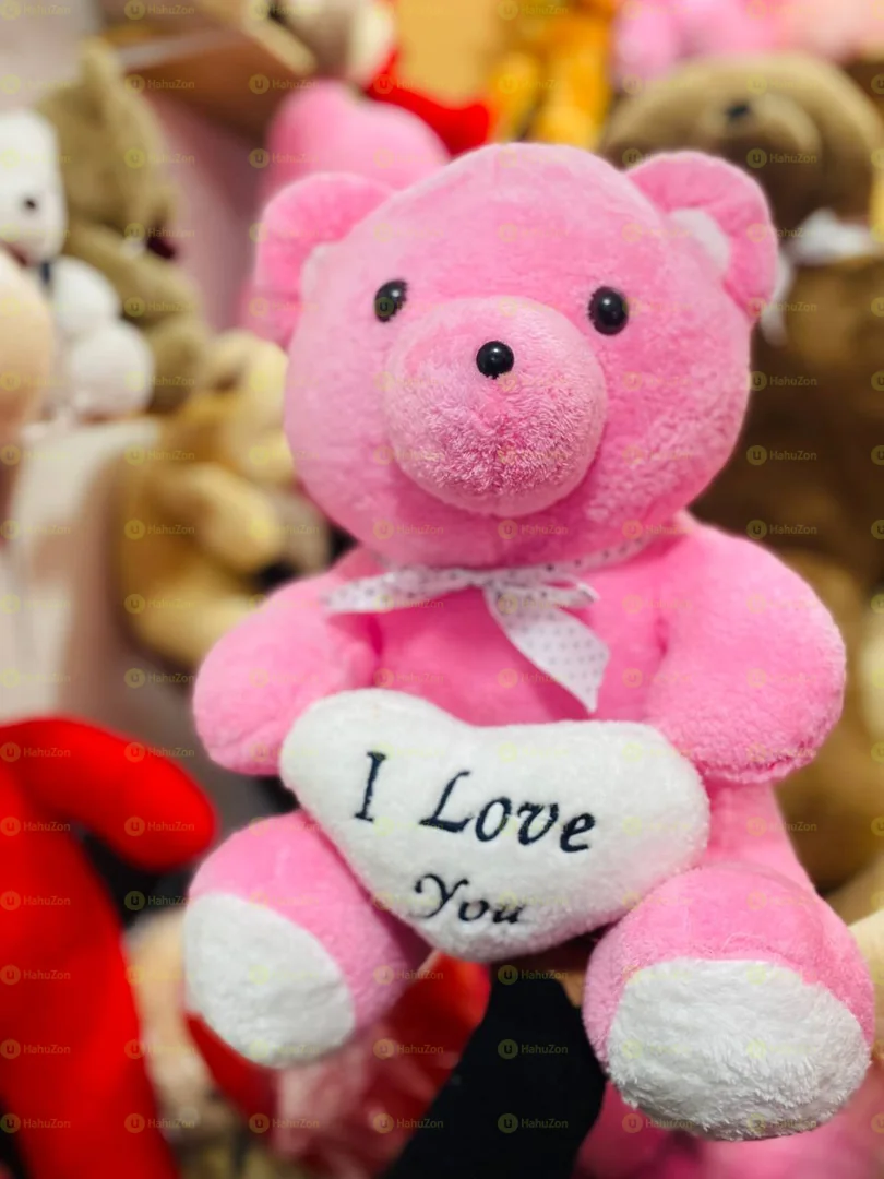 Small Pink&White I Love You Toy