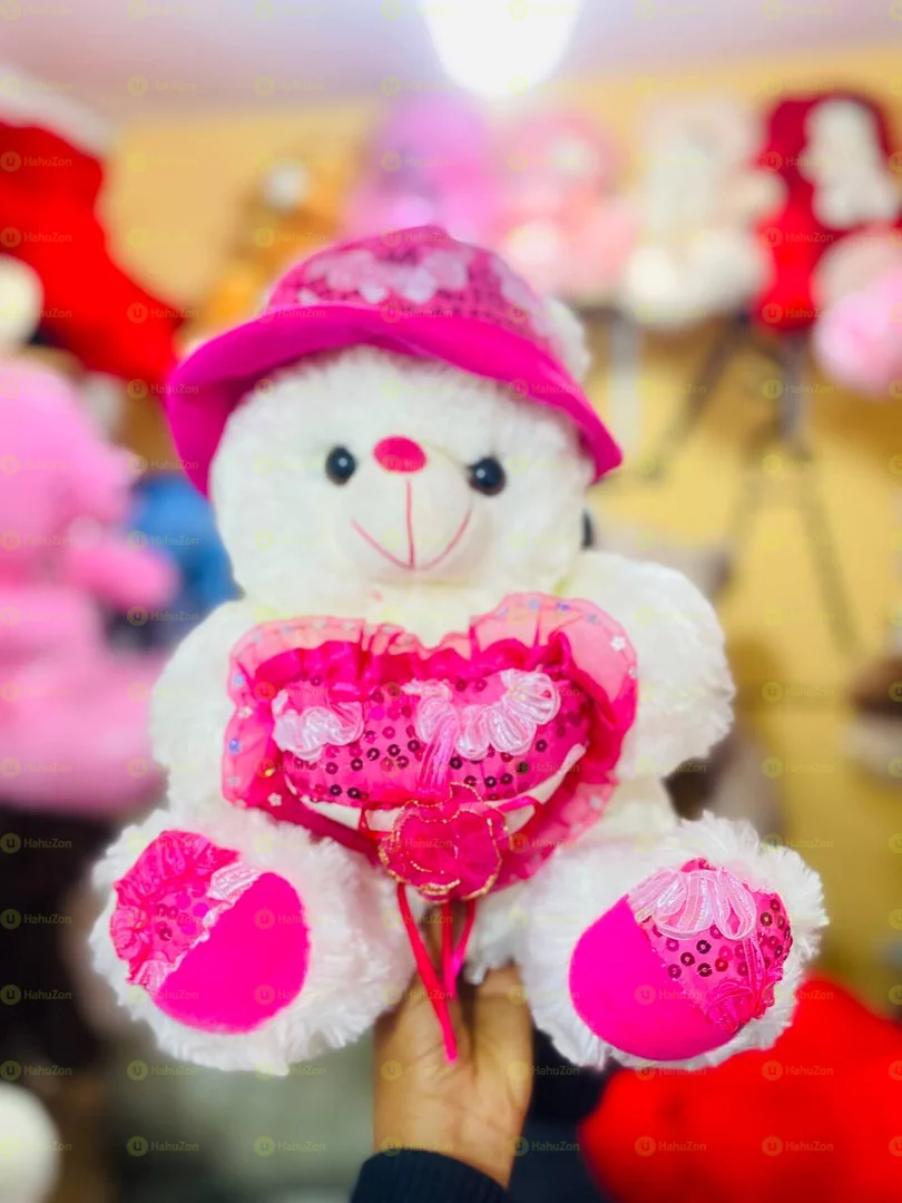 Small Pink&White I Love You Toy