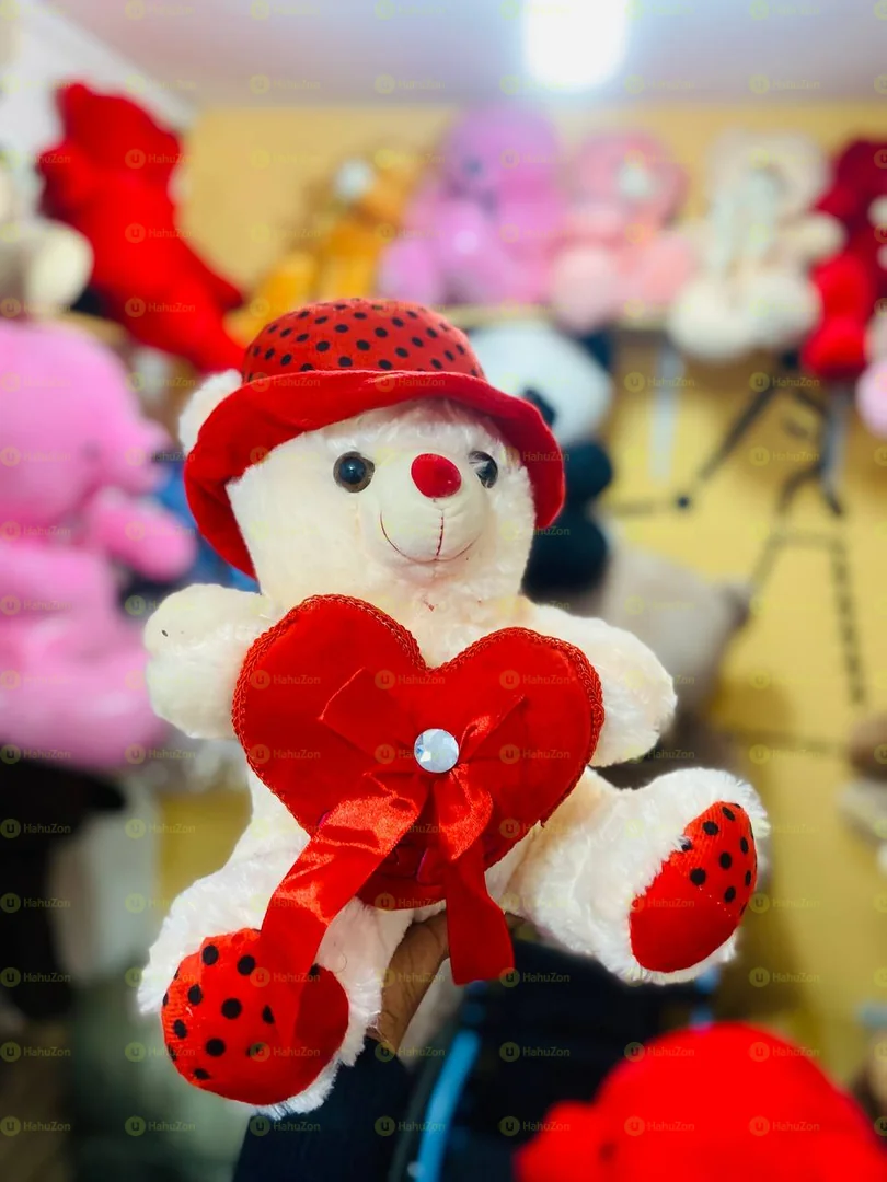 Small Red&White I Love You Toy