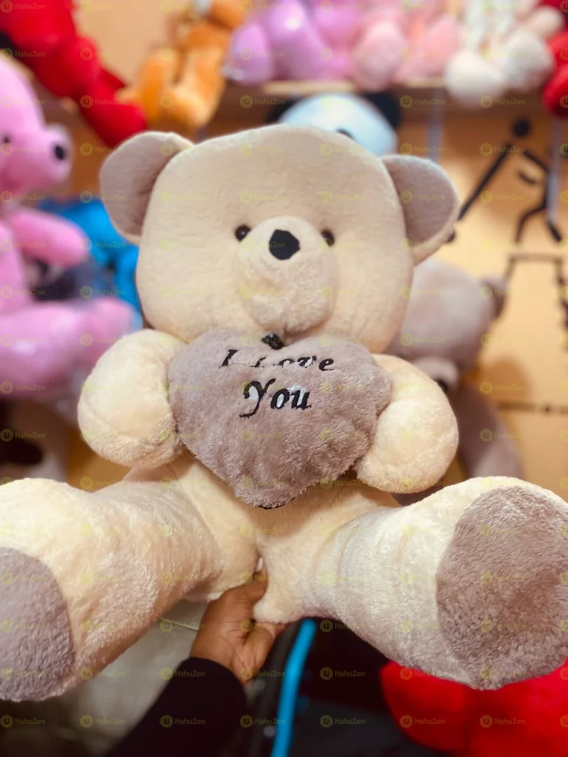 Medium Cream I Love You Toy