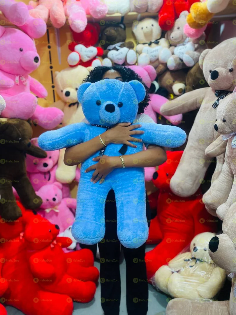Blue 90cm Teddy Bear