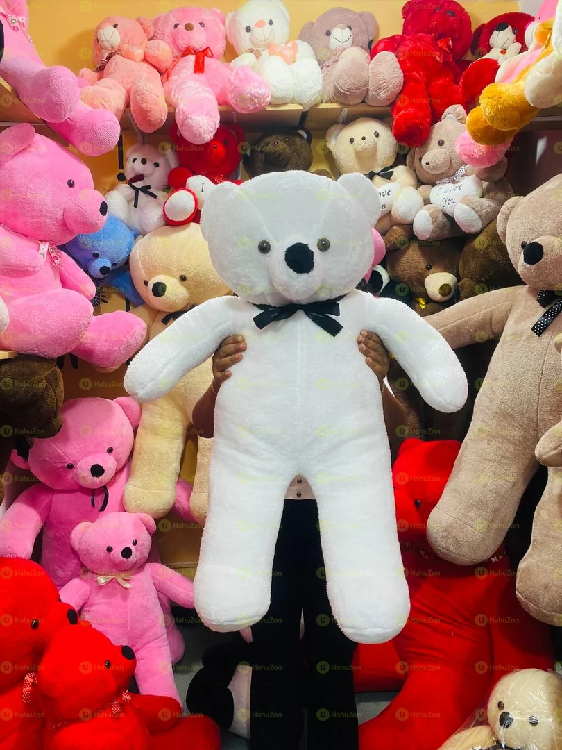 White 90cm Teddy Bear