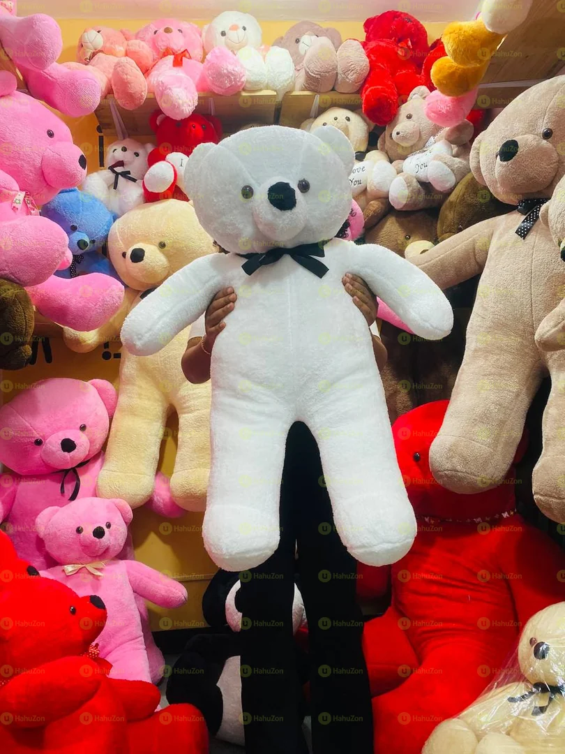 White 90cm Teddy Bear