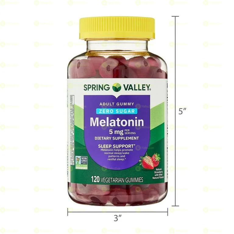 Spring Valley Zero Sugar Melatonin Sleep Support Dietary Supplement