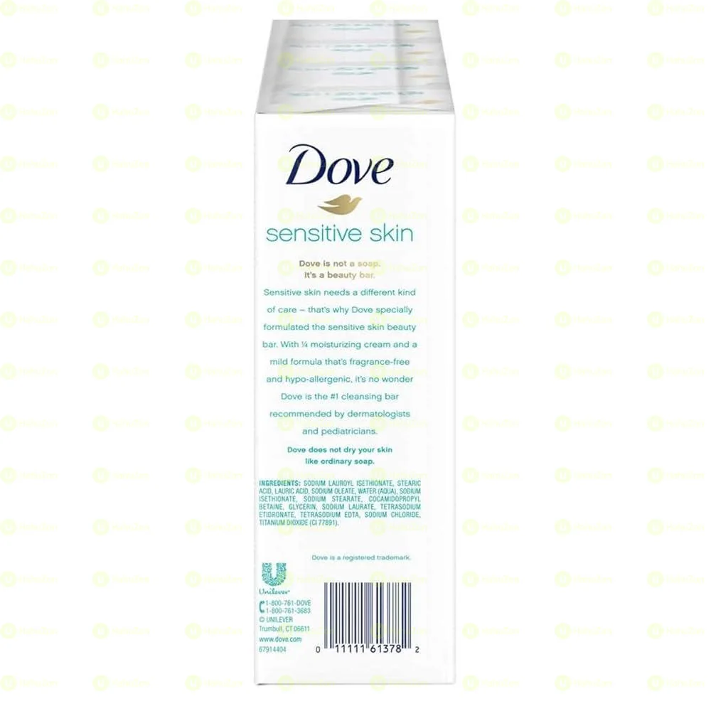 Dove Unscented Beauty Soap Bar
