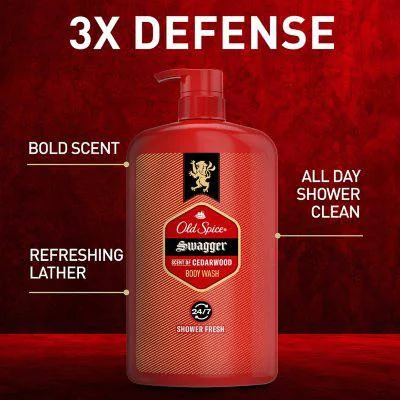 Old Spice Swagger Scent of Cedarwood Men's Body Wash