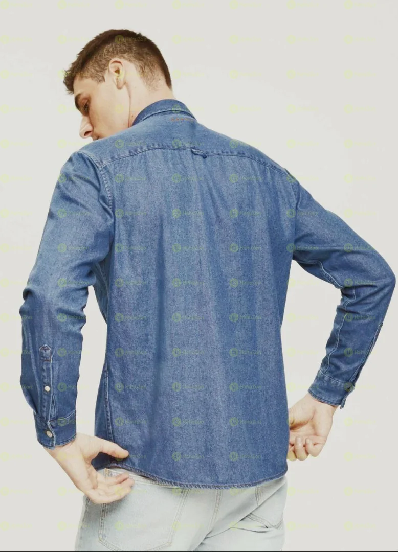 Denim Oversize Men's Shirt