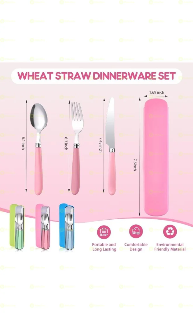 Portable Travel Utensils Set