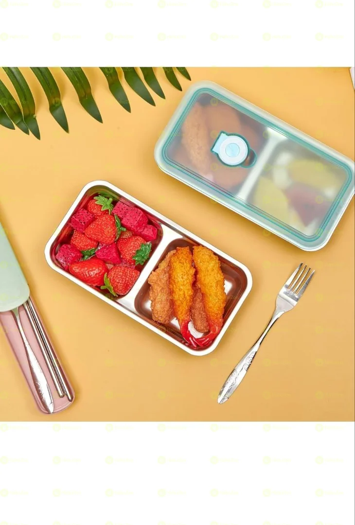 Stainless Steel Bento Boxes with Tableware Set