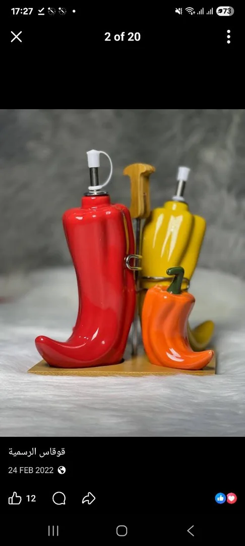 High Quality 4 Pieces Chili Style Condiment Set