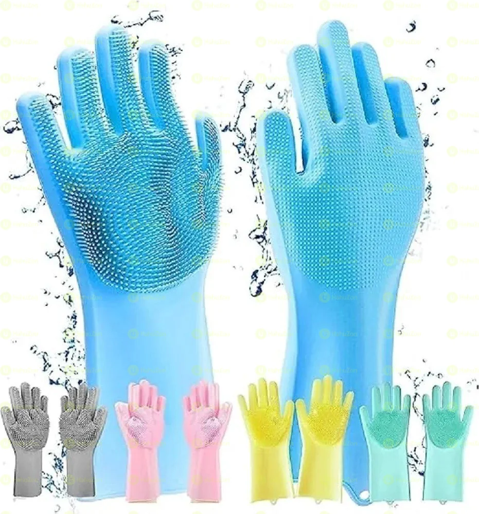 Magic Silicone Dish Washing Gloves