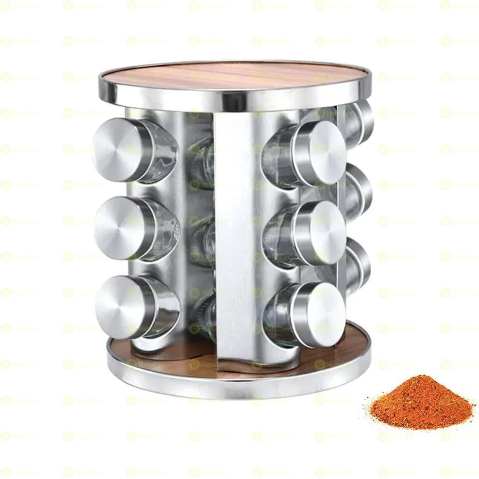12 Jar Rotating Spice Carousel