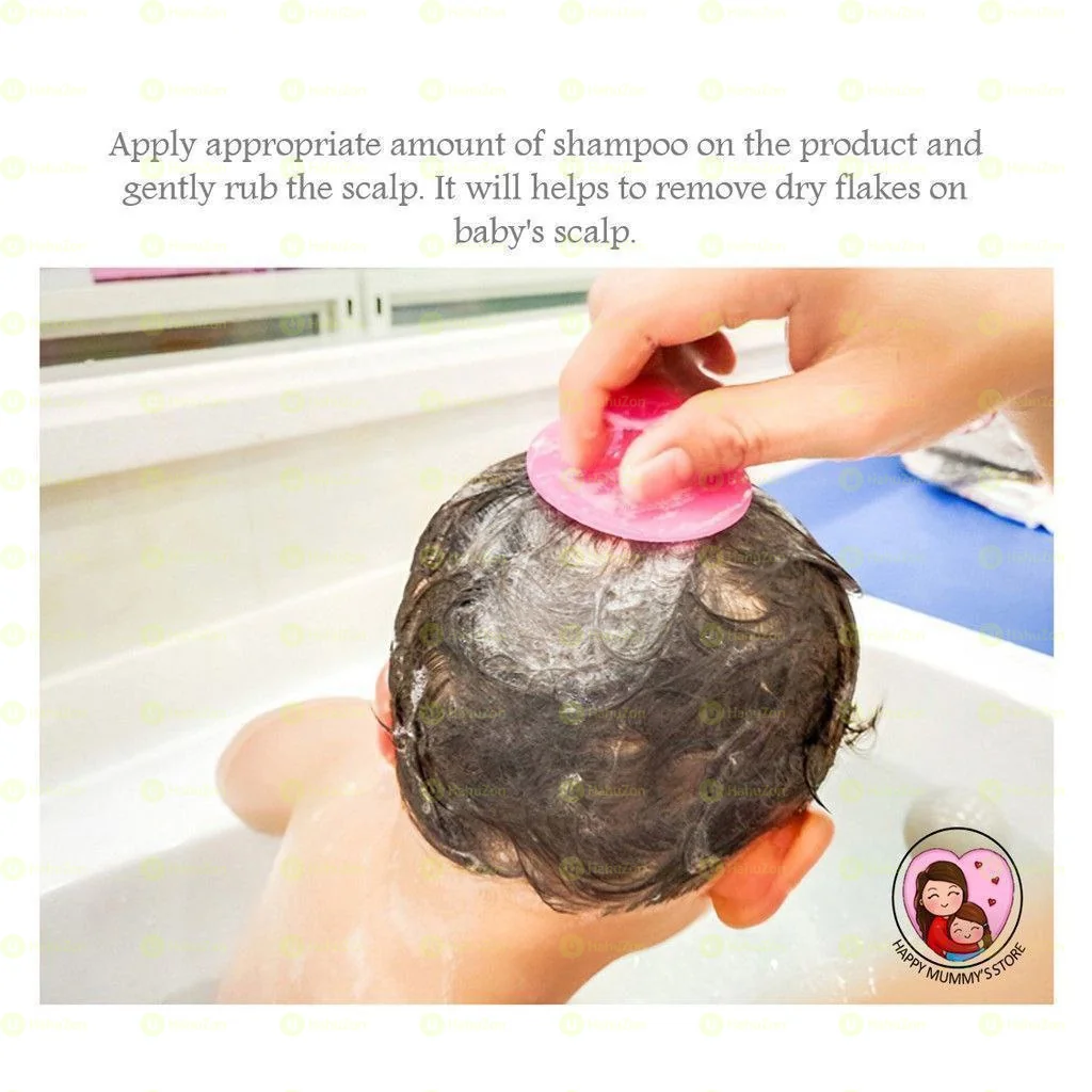 Baby Bath Silicone Cradle Cap Brush