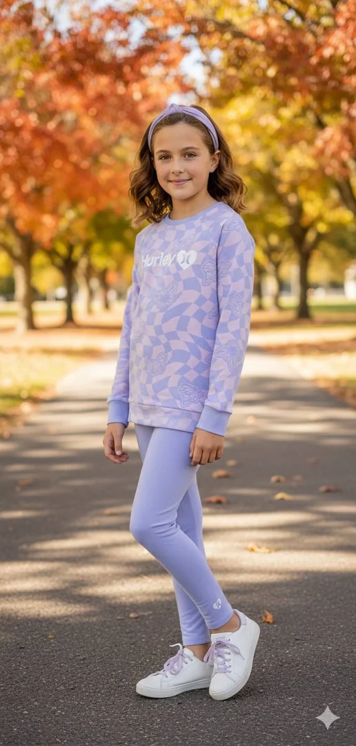 Hurley Kid Girls 2 Piece Outfit