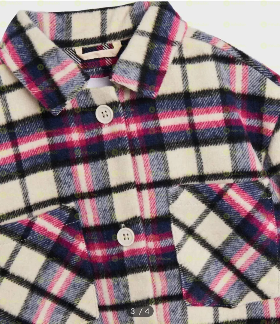 Sinsay Kid Girl Plaid Jacket Shirt