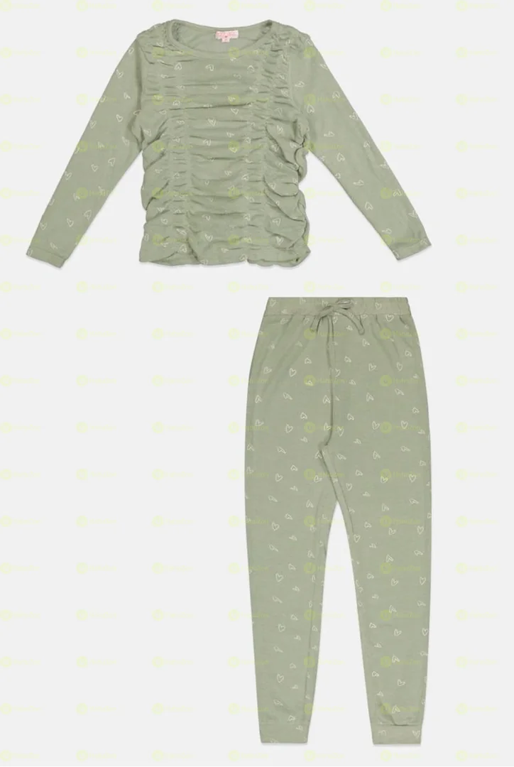 Poof Kid Girls 2Piece Pijama Set