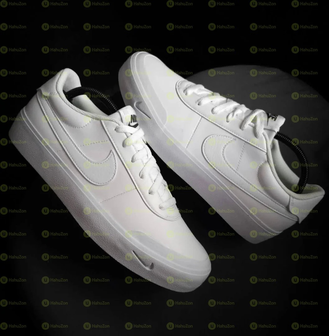 Nike Court Shot Triple White Low Top Men's Shoes