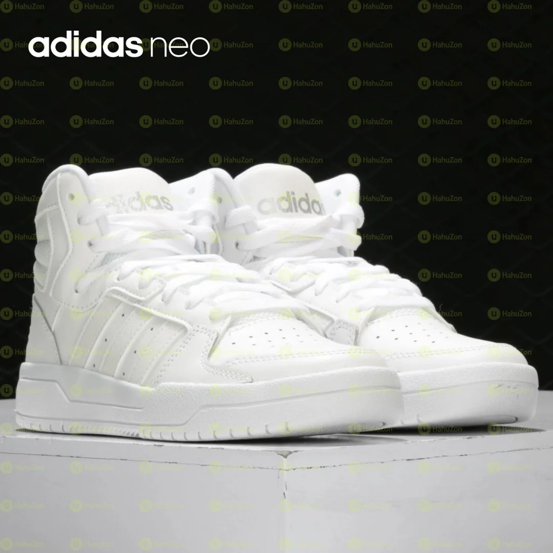 Adidas Neo Entrap Triple White Mid Boots Men's Shoes