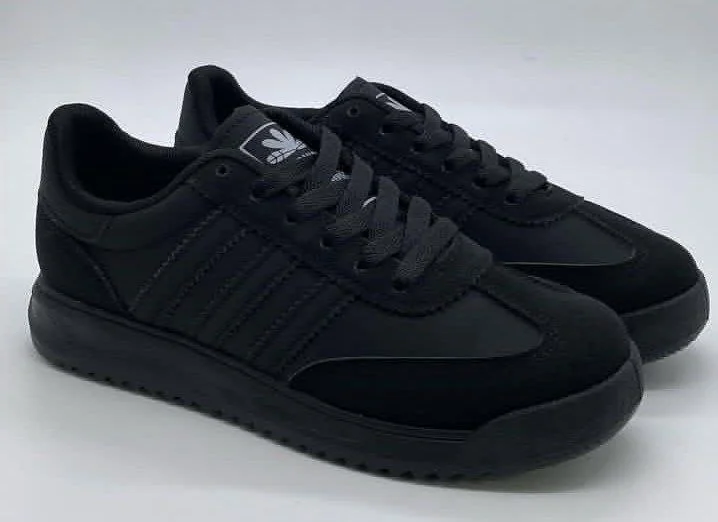 Adidas SL-72 Triple Black Suede Leather Mens Shoes