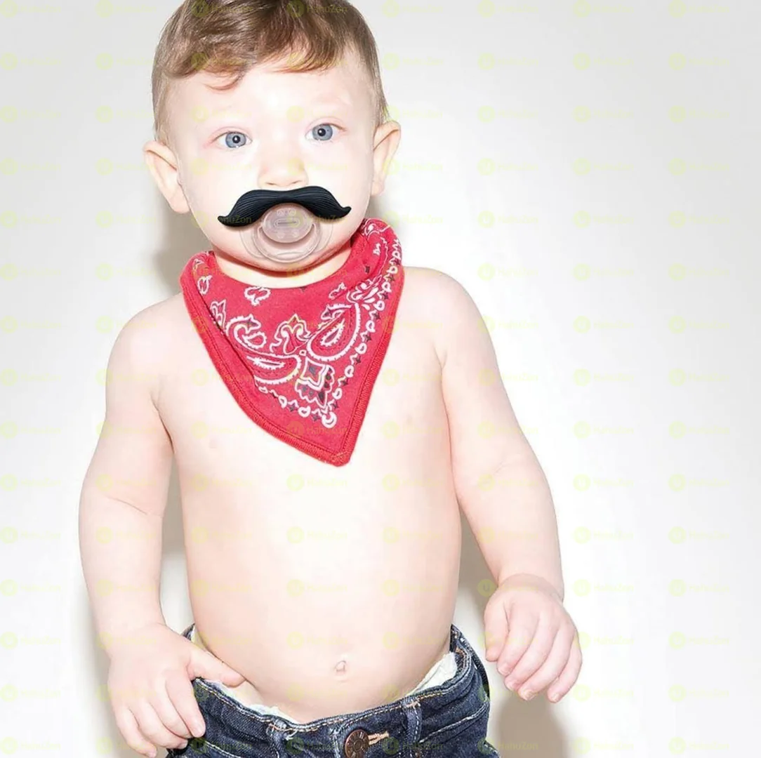 Hipsterkid Mustachifier Pacifier