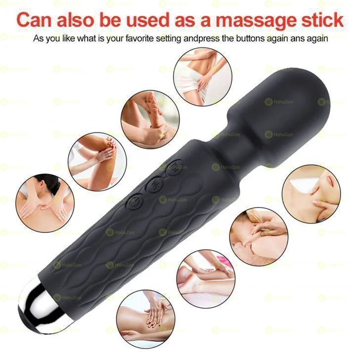 Rechargeable Silicon Magic Massager