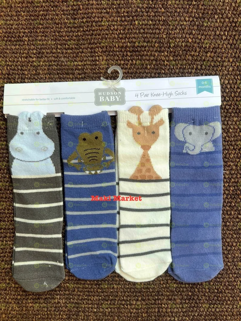 4ፒስ የልጆች ረጅም ካልሲዎች