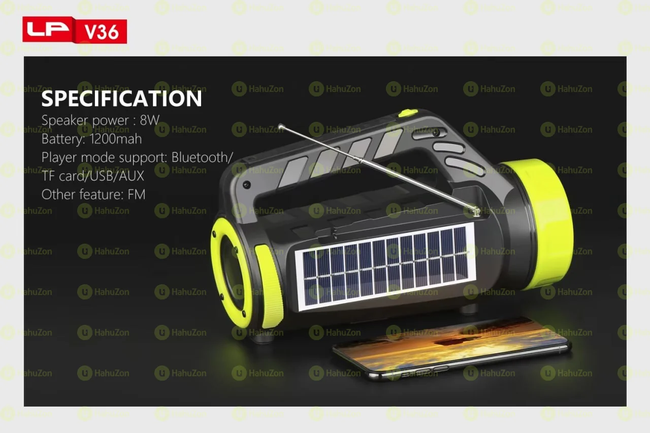 LPV36 Solar Wireless Speaker