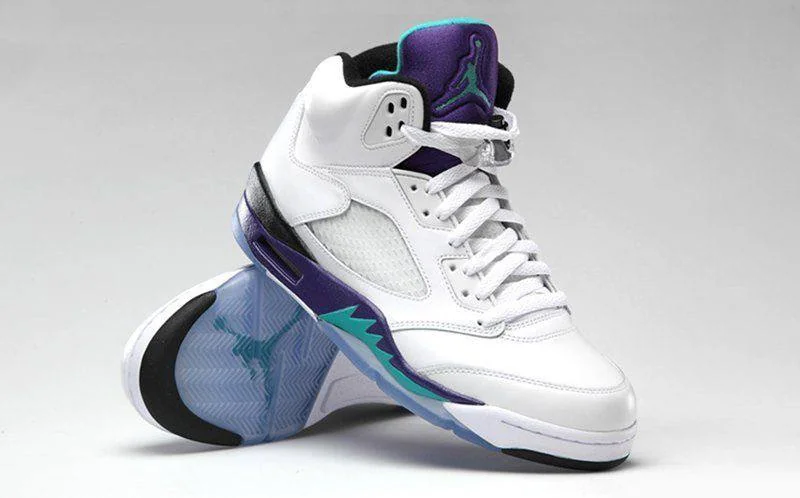 Air Jordan 5 Retro GRAPE High Men's Shoes