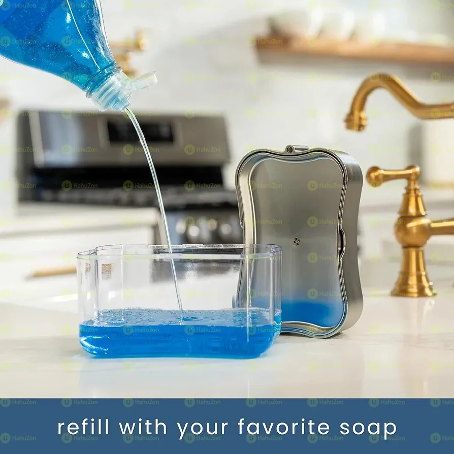 Soap Pump Dispenser with Sponge