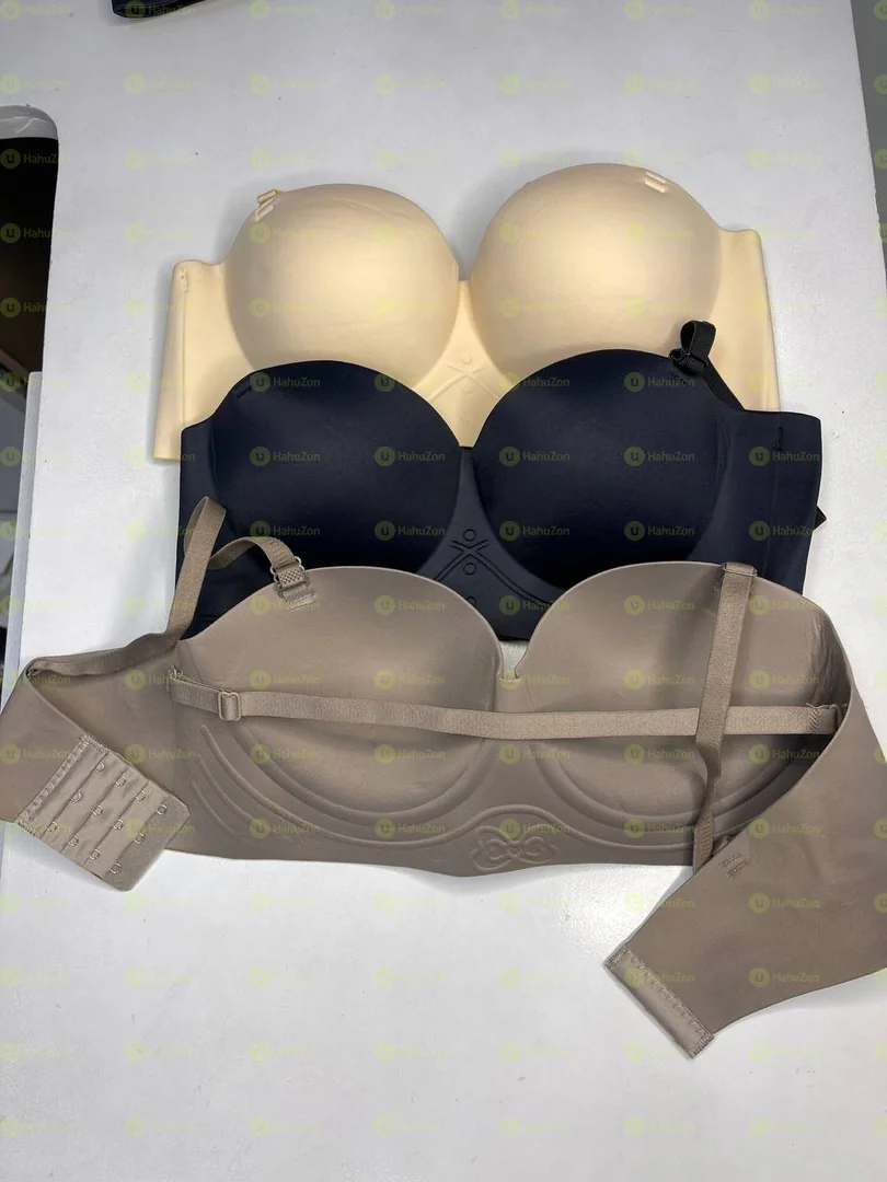 Wireless PPush Up Seamless Bra with Double Back Starp